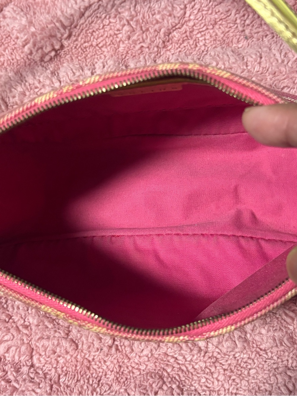 Celine Pink Macadam Pochette bag - Picture 9 of 15